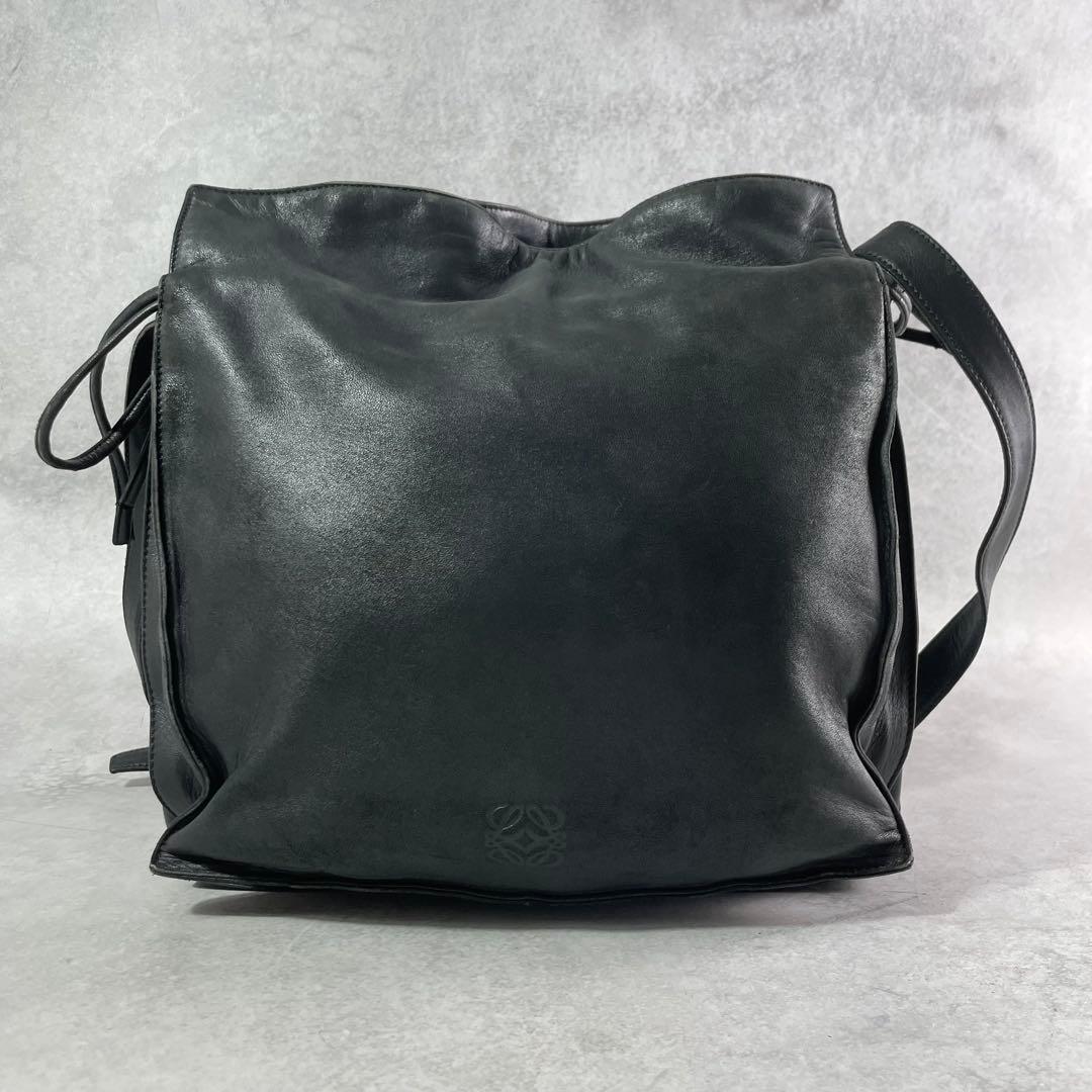 入手困難✨ ロエベ LOEWE ショルダーバッグ サコッシュ アナグラム 黒色