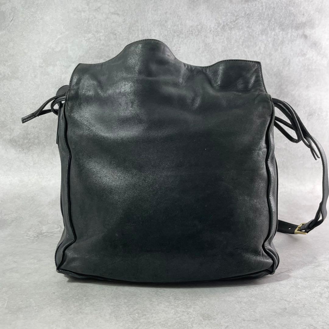 入手困難✨ ロエベ LOEWE ショルダーバッグ サコッシュ アナグラム 黒色