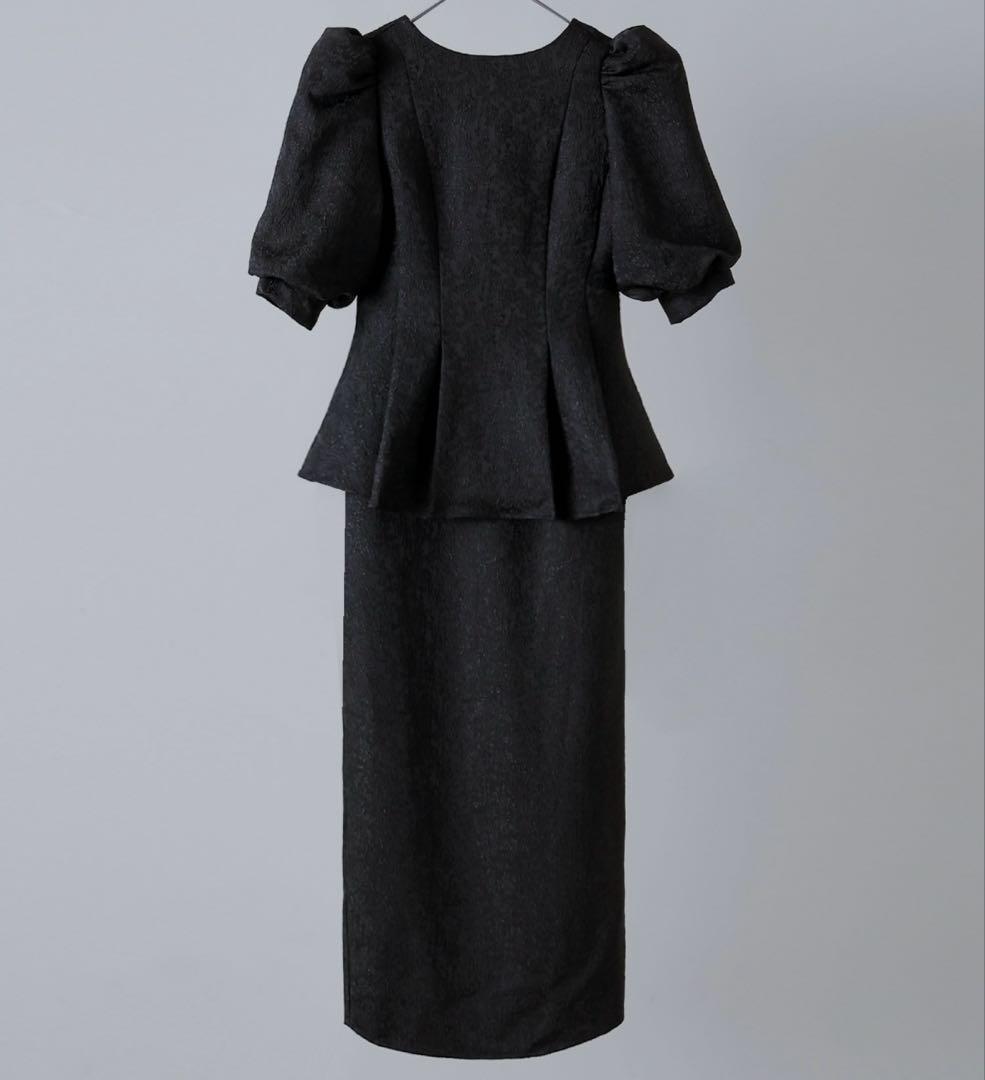 etoll. フラワージャガードセットアップドレス