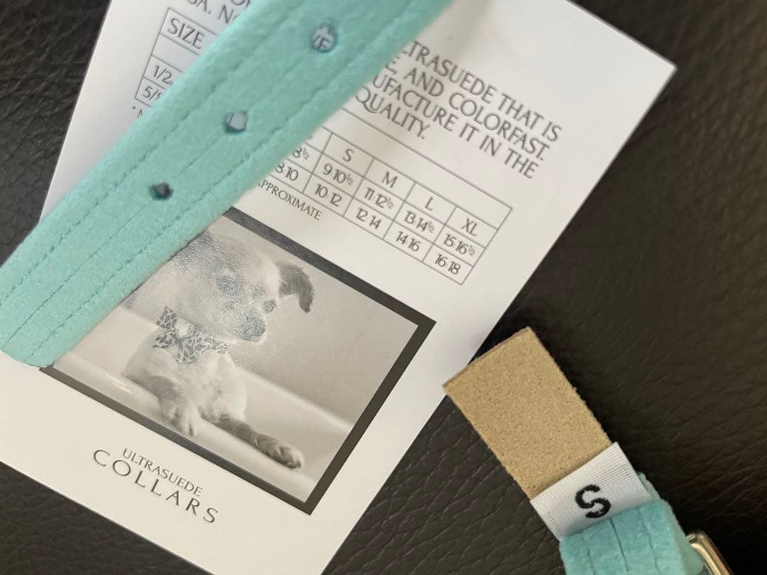 SUSANLANCI スワロフスキー首輪スーザンランシーティファニーブルー