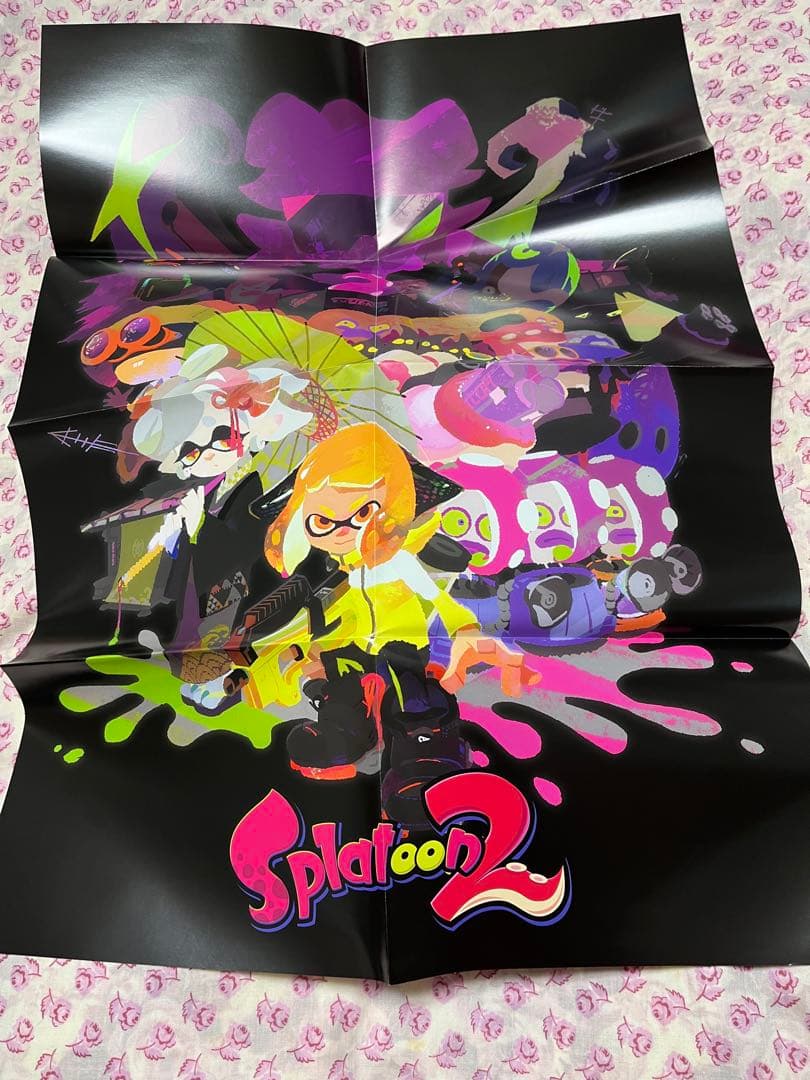 Splatoon2 スプラトゥーン2 イカすB2ポスター3種セット 八つ折り