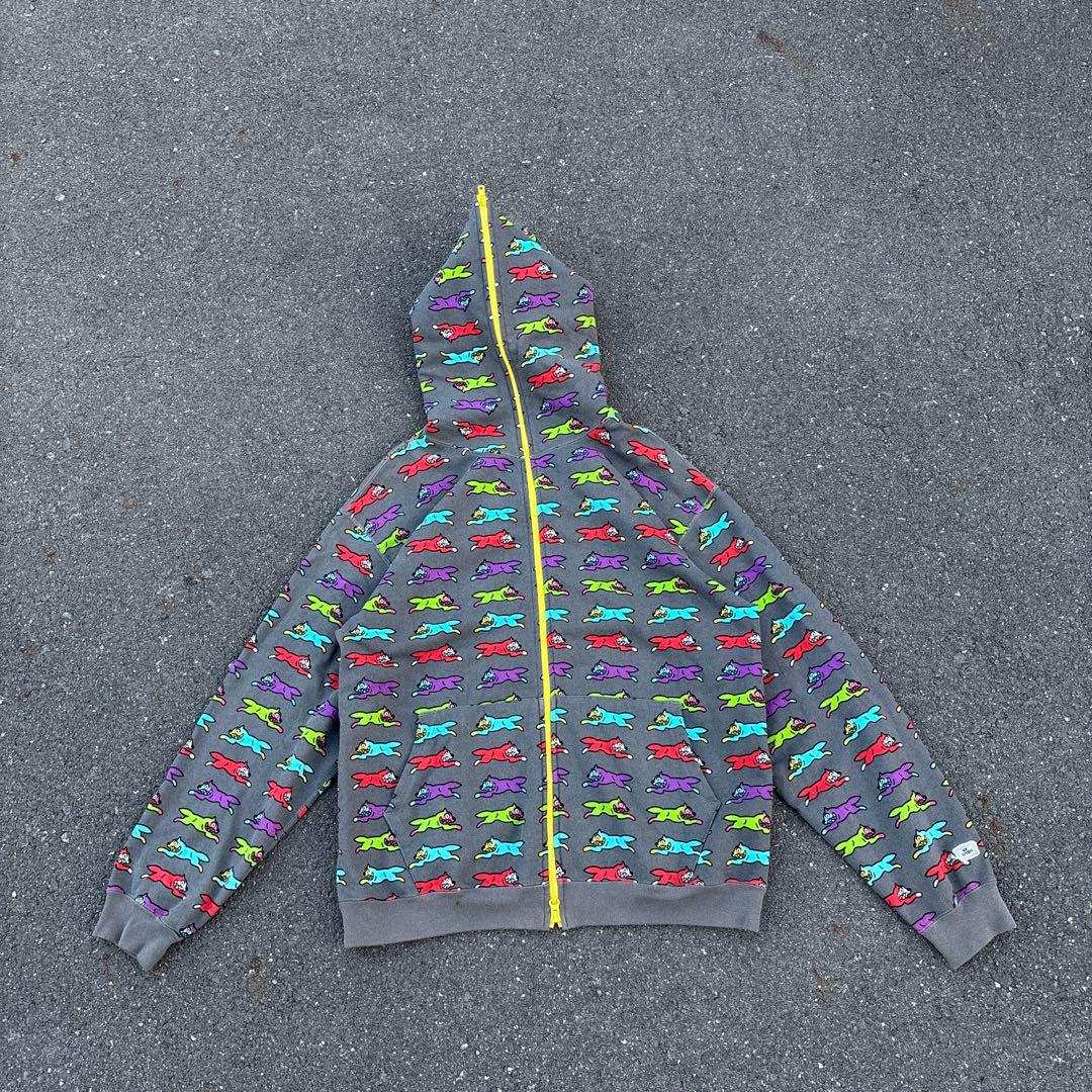 00s bbc ビリオネアボーイズクラブ ジップパーカー 総柄 裏原 NIGO期