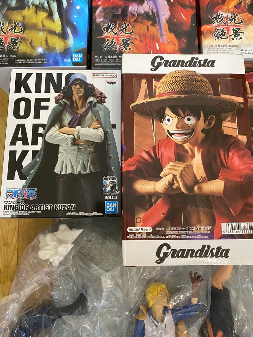 ワンピース　ルフィ、エース、サボなど　フィギュア10点まとめ売りセット　即日発送