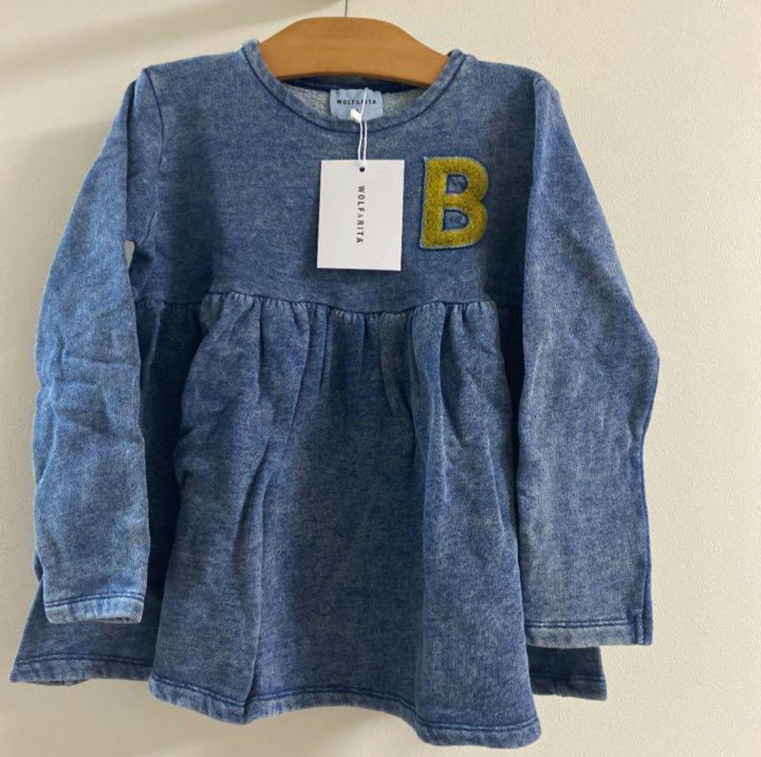 wolf&rita ウルフアンドリタ120.130♡デニム風チュニック