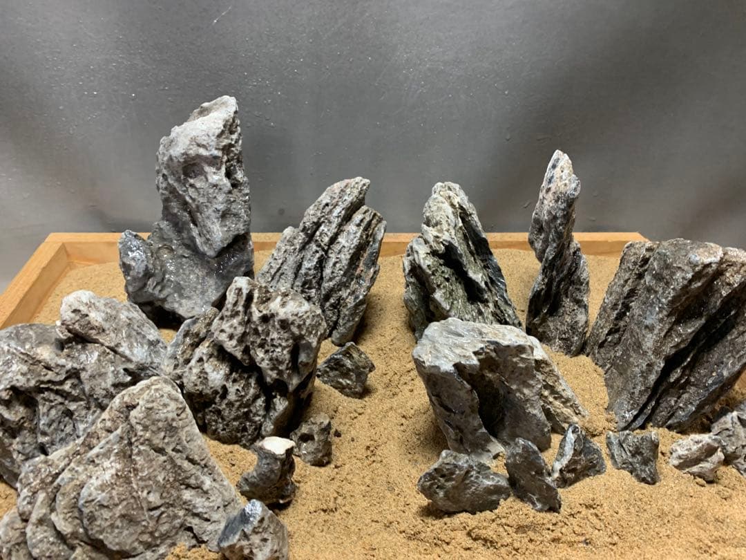 2[新品]ADA 龍王石6.5キロ☆水槽 レイアウト 清流石 青龍石 親石