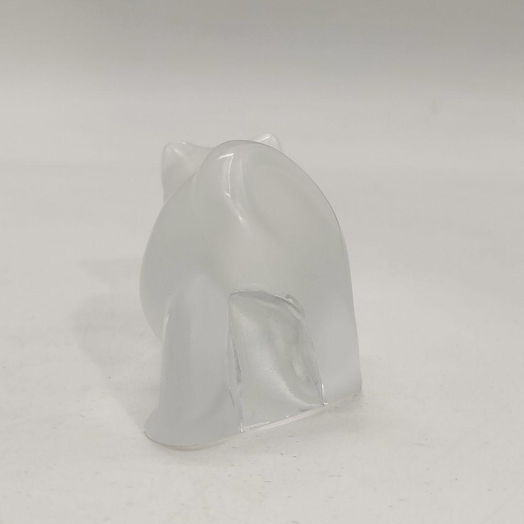 LALIQUE ラリック 伸びする猫 ガラス 置物 オブジェ - メルカリ