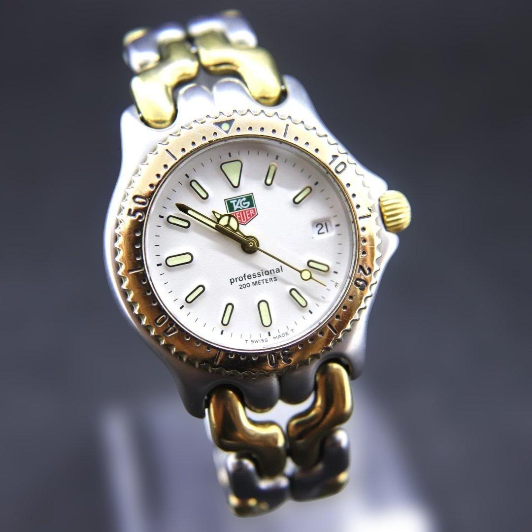 タグホイヤー　Sel　S95.813K　腕時計　メンズ　34ｍｍ　クオーツ　白