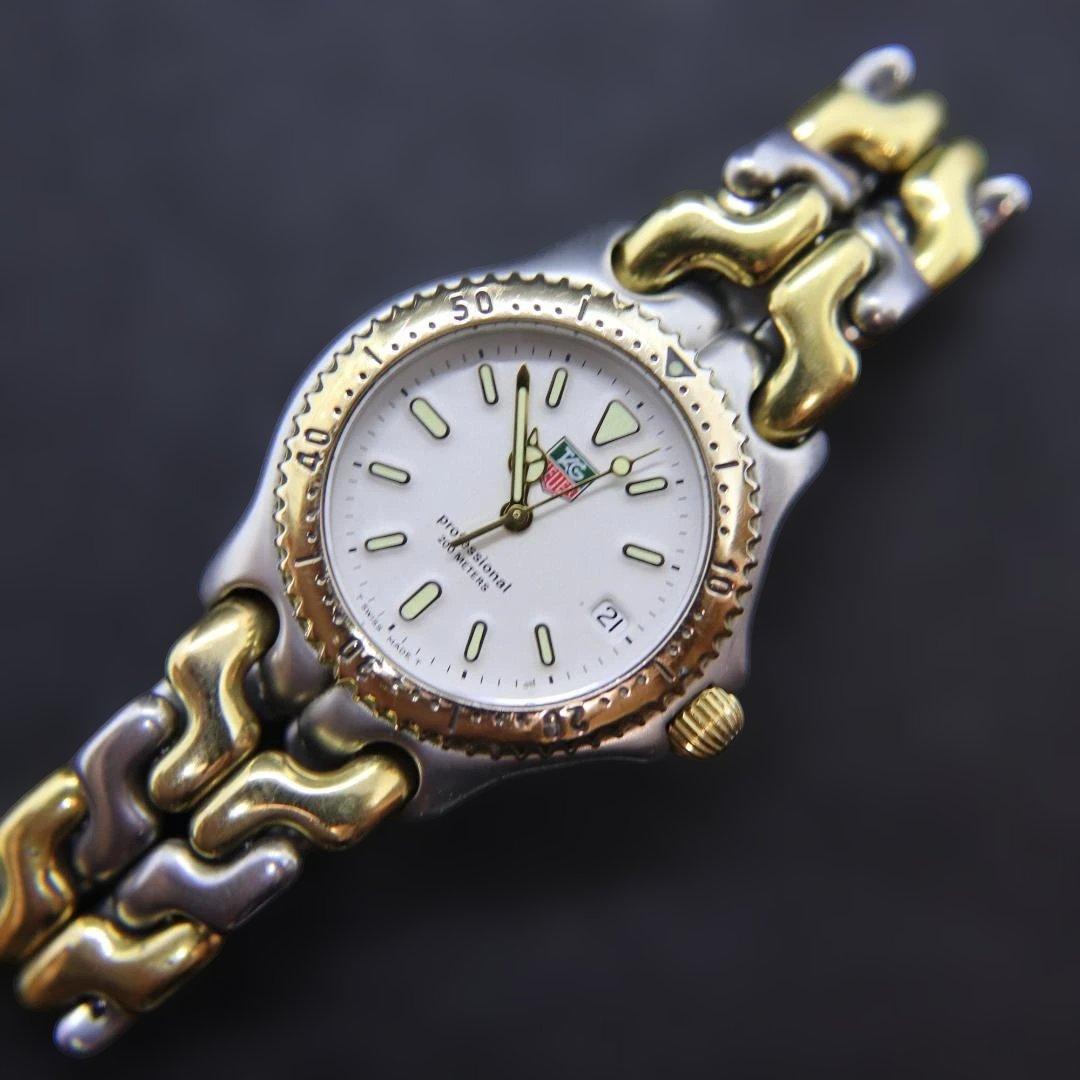 タグホイヤー　Sel　S95.813K　腕時計　メンズ　34ｍｍ　クオーツ　白