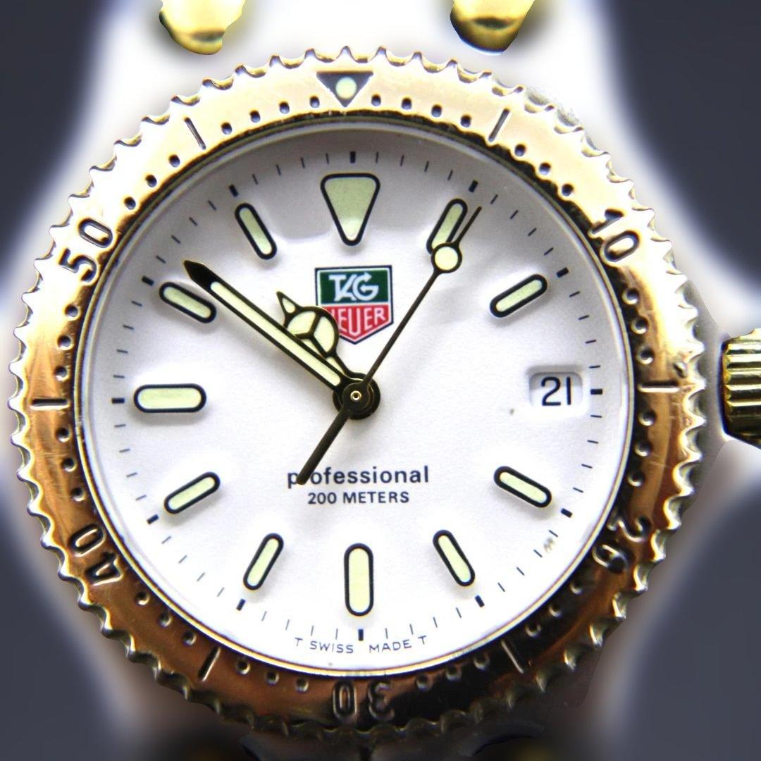 タグホイヤー　Sel　S95.813K　腕時計　メンズ　34ｍｍ　クオーツ　白