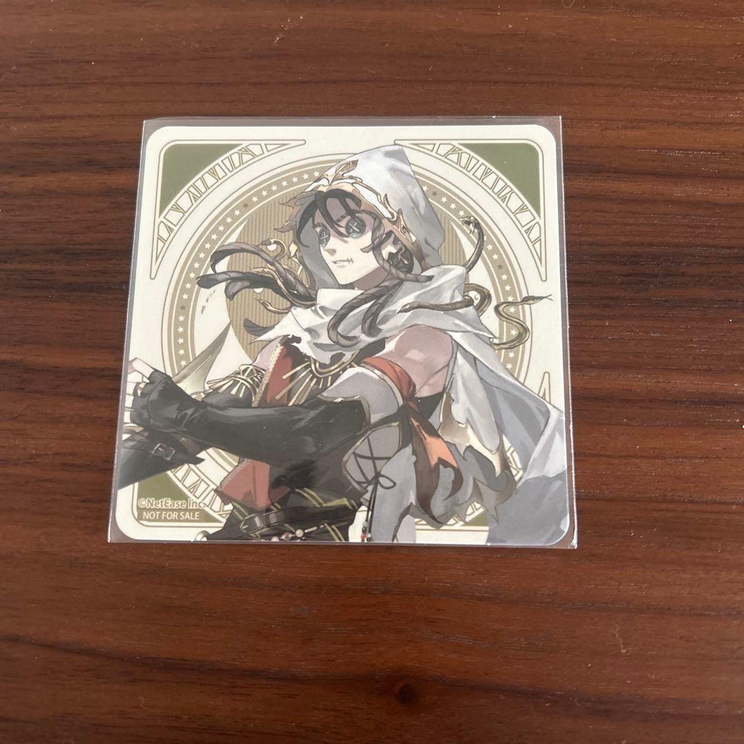 IdentityⅤ 傭兵 コースター 特典 アカデミーカフェ 3弾 公式スイーツ