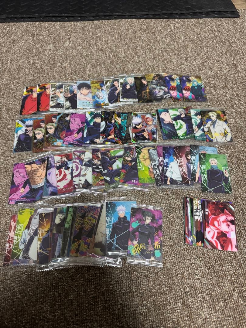 280枚以上】ウエハースカードまとめワンピース、呪術、鬼滅