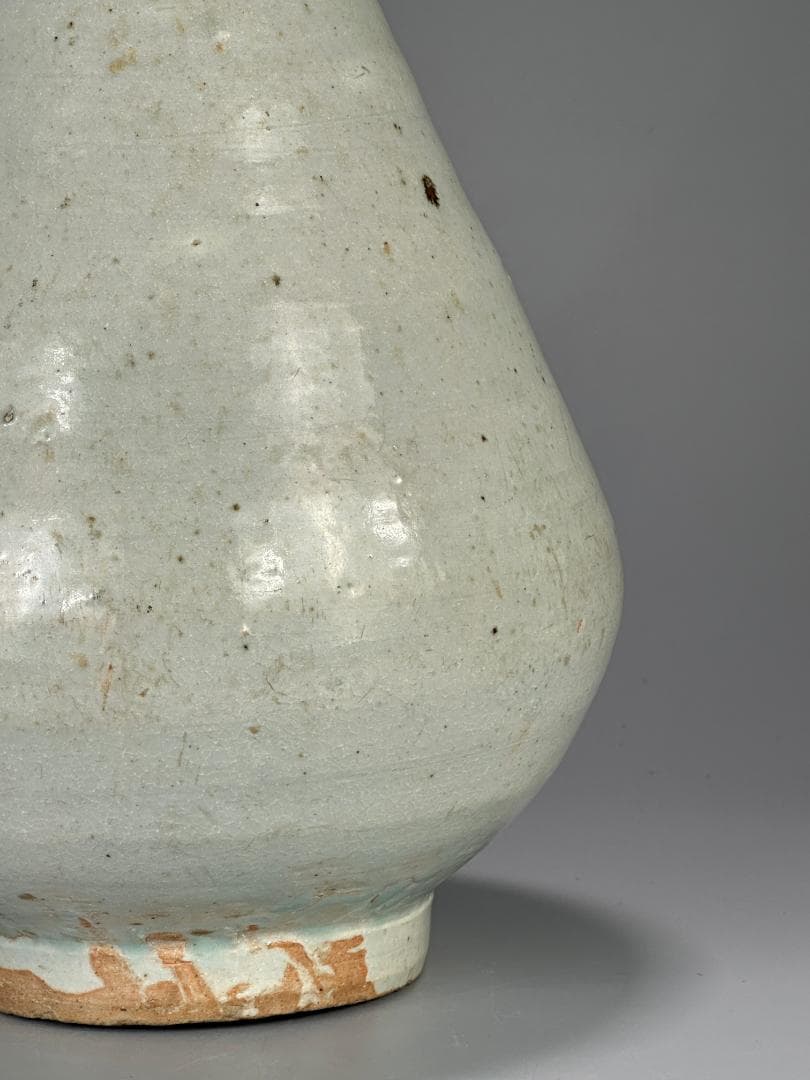 韓国美術　李朝時代　白磁　大徳利　大花瓶　堅手　時代　古物保証　朝鮮古陶磁