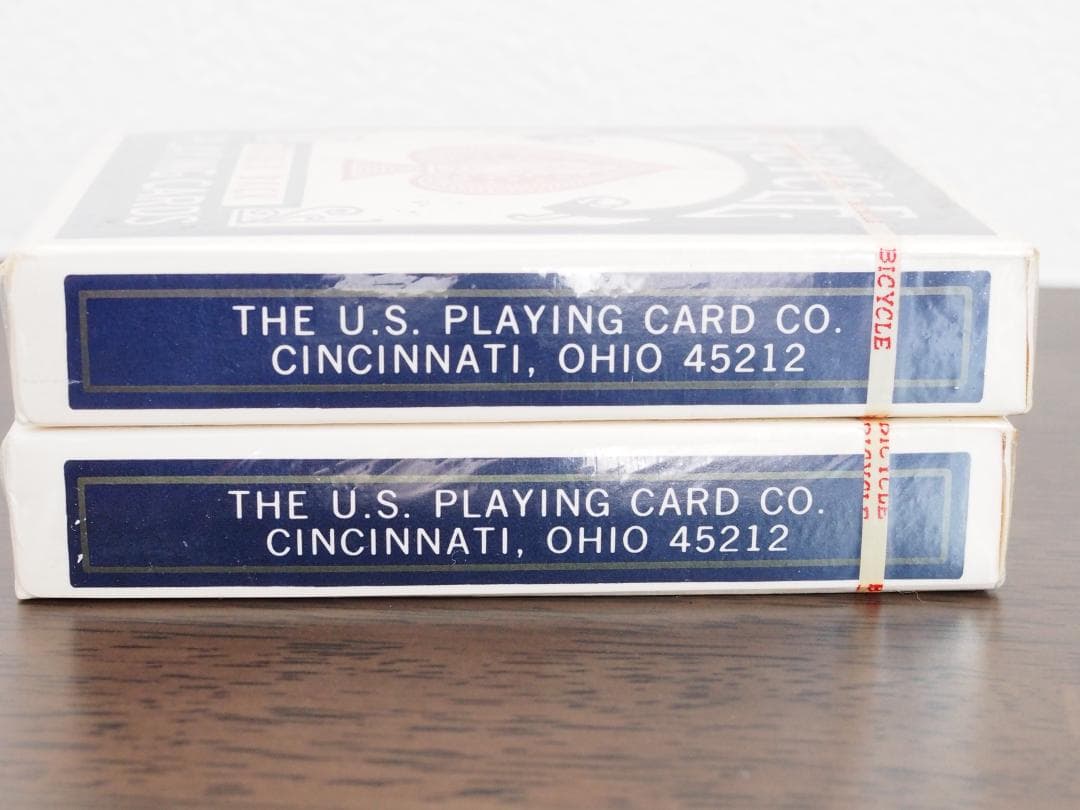 超レアトランプ類税証紙 新品未開封のBicycle RIDER 2個セット