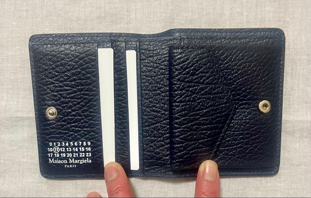 1/18までセール✨メゾンマルジェラ 4ステッチ二つ折り財布 クレピュスクル