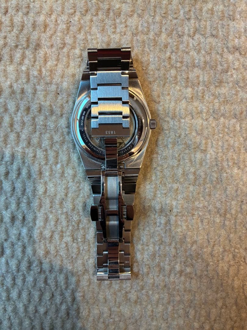 【美品】TISSOT PRX 40mm 自動巻き時計 ネイビー