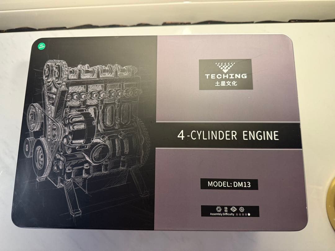 土星エンジン直列4気筒エンジンモデルフルメタル組み立てキット ホビー