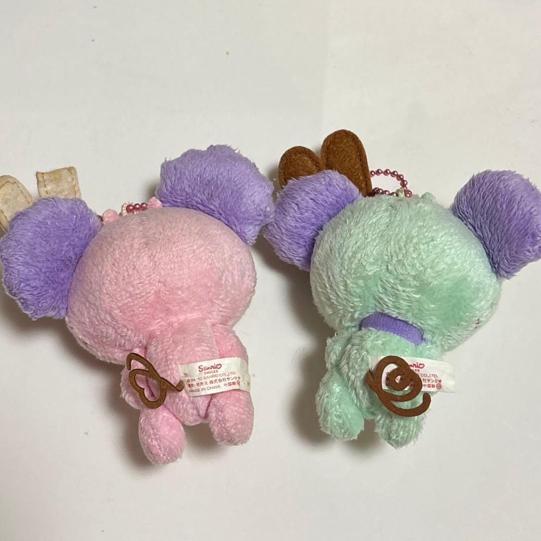 Sanrio シュガーバニーズ　バニラ・カカオ　ぬいぐるみマスコット