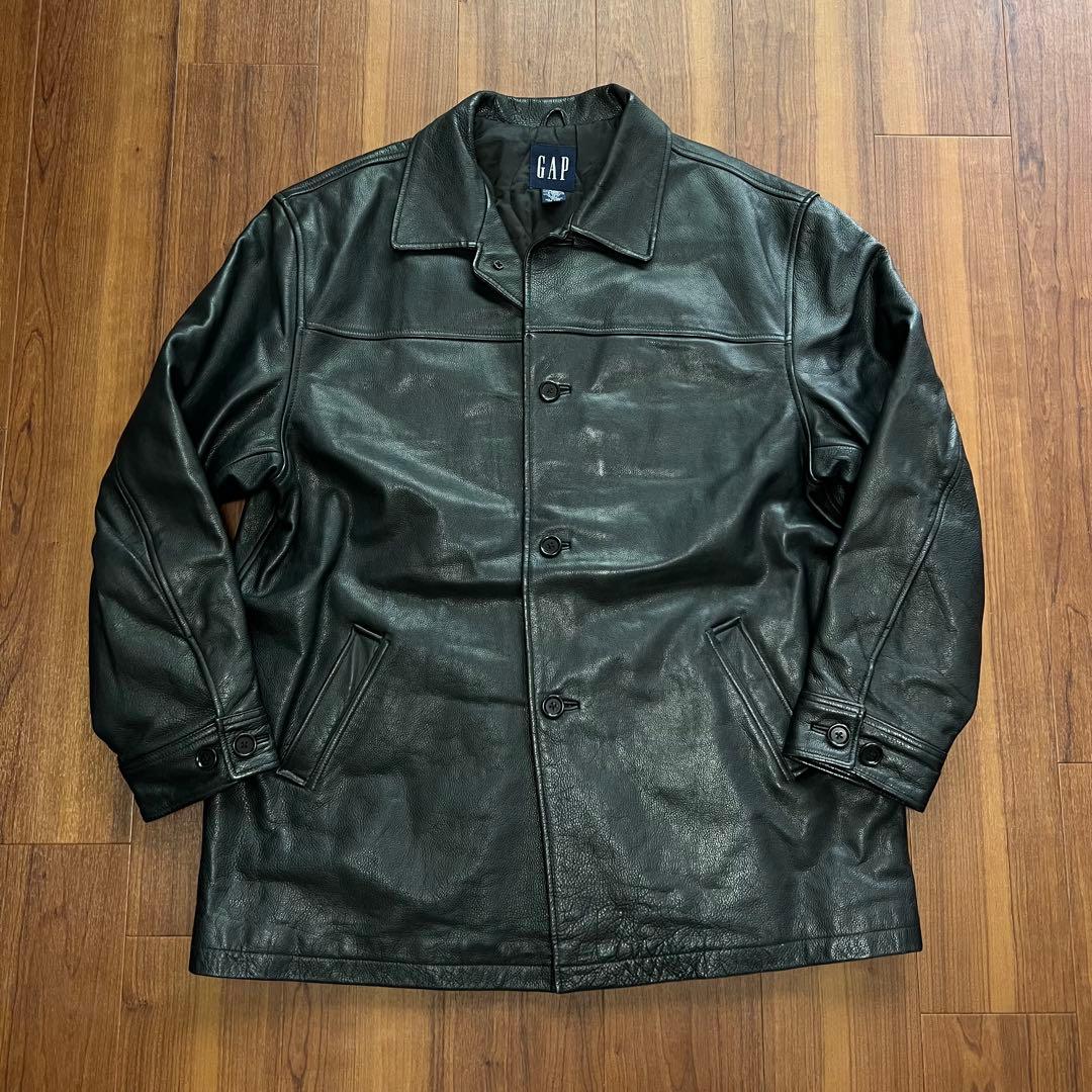 野村訓市着用】OLD GAP Leather カーコート ヴィンテージ OLD GAP