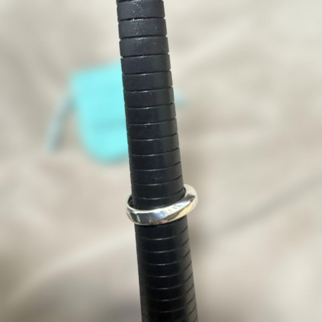 Tiffany & Co. ナイフエッジリング ポーチ付き19号