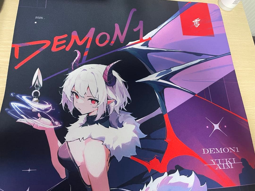Yuki Aim x Demon1 Glass mousepad 最終値下げ Yuki Aim x Demon1
