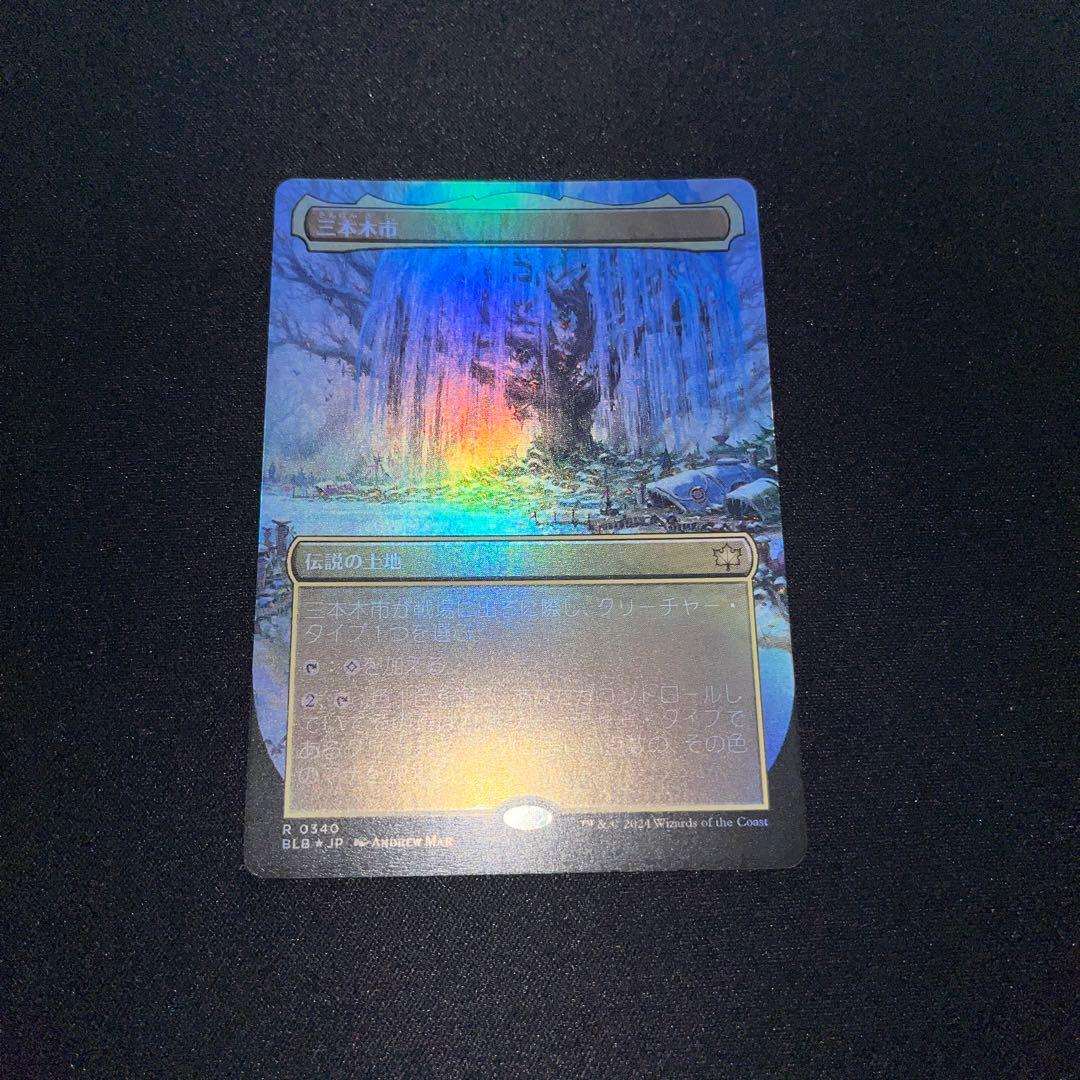 MTG 三本木市 冬 ボーダーレス foil 日本語