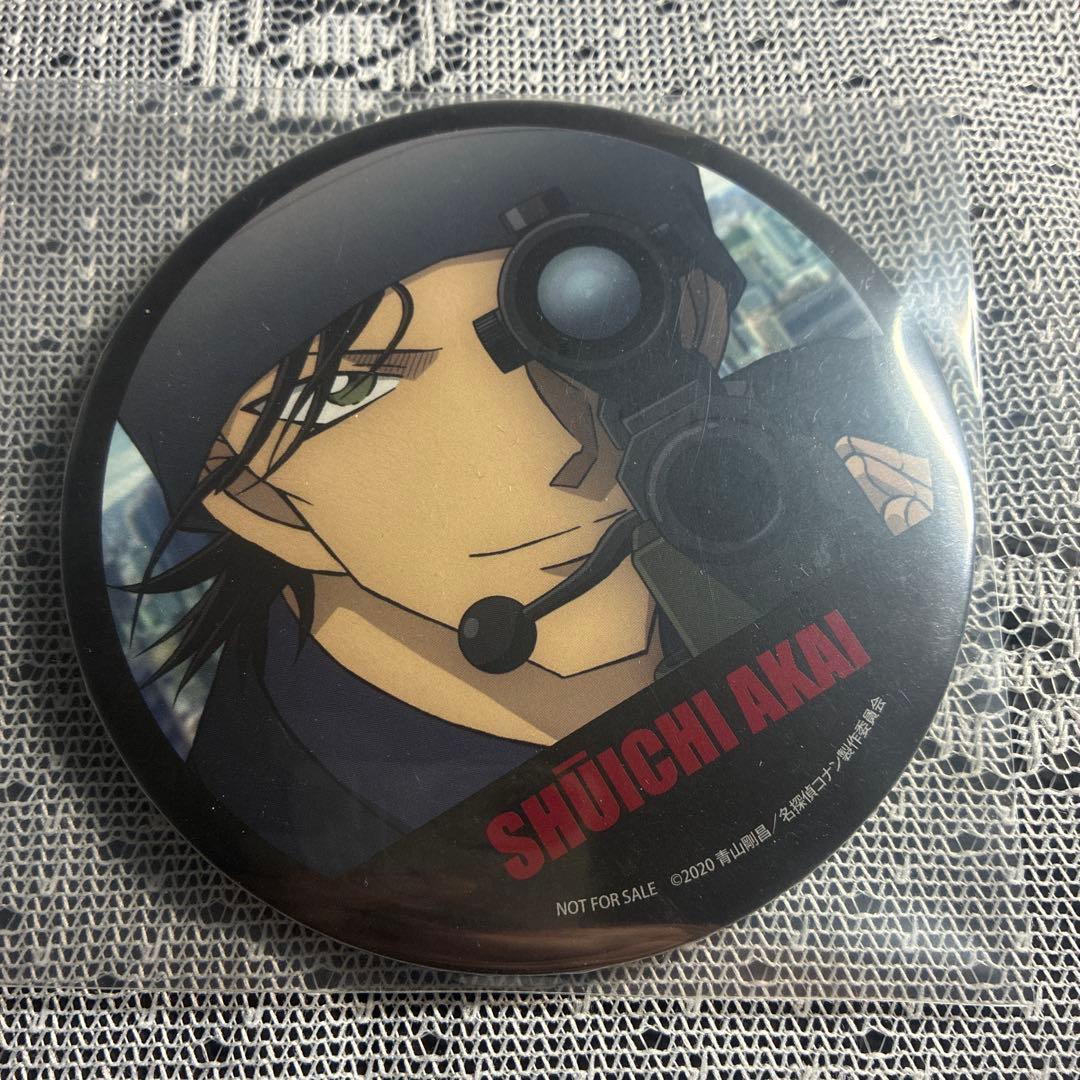 赤井秀一 緋色の弾丸 缶バッジ 名探偵コナン M24 美品 - メルカリ