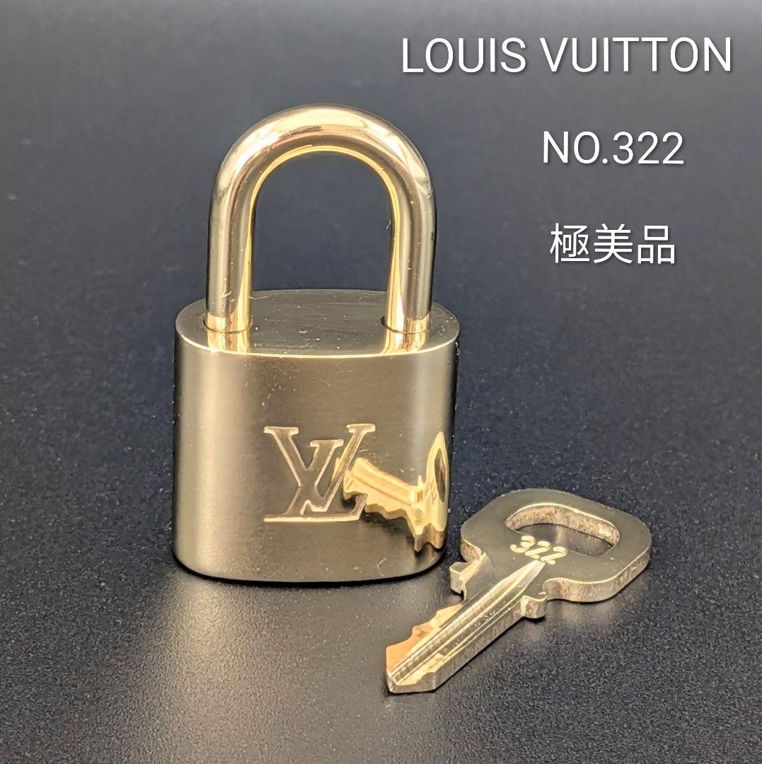 極美品 ルイヴィトン カデナ パドロック 南京錠 トップ ゴールド 322番