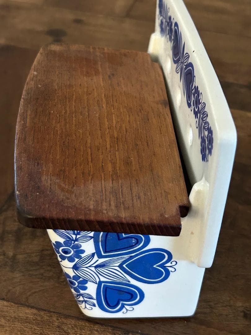 タイムセールan21 アラビアARABIA 塩ケース塩入 木の蓋 北欧ビンテージ