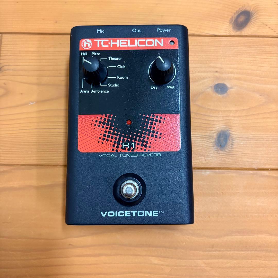 TC Helicon Voicetone R1 ボーカルチューンドリバーブ