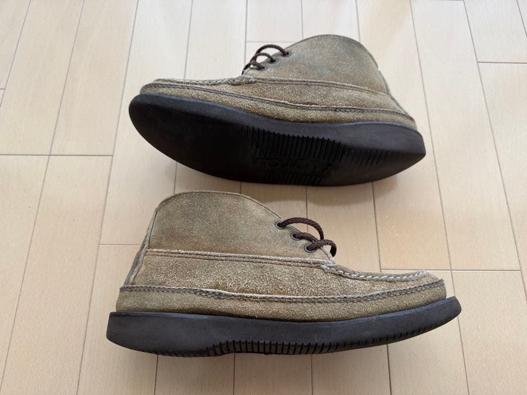 ラッセルモカシン ベージュ スエード モカシン 26cm