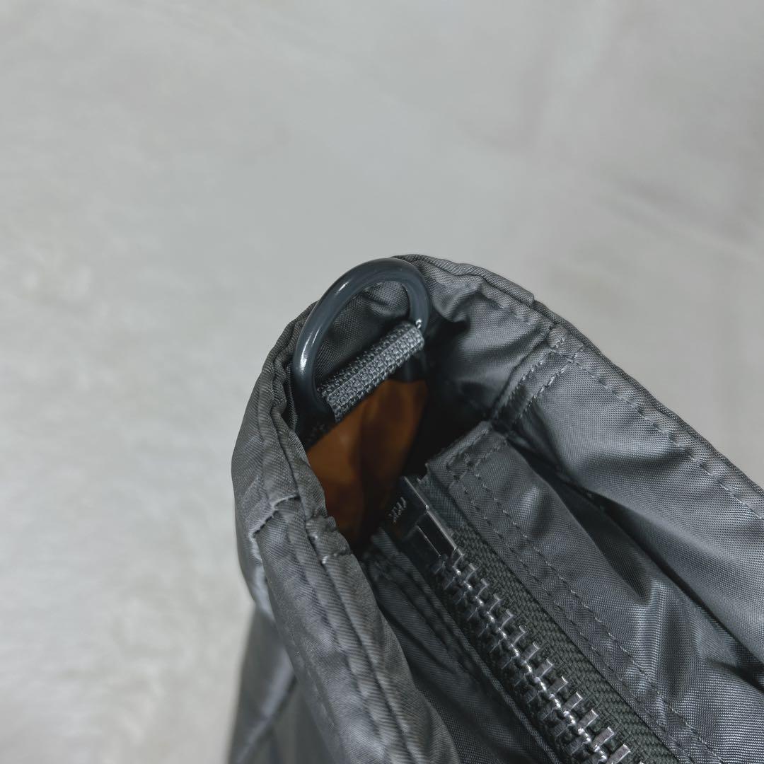 美品 廃盤品 ポーター タンカー 2WAYブリーフトートバック シルバーグレー