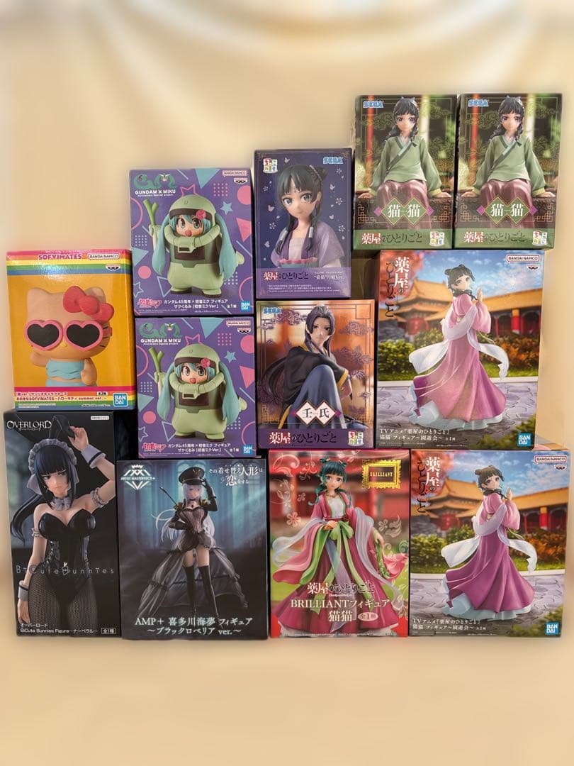 新品未開封】人気アニメ かわいい系 プライズフィギュアまとめ売り12点