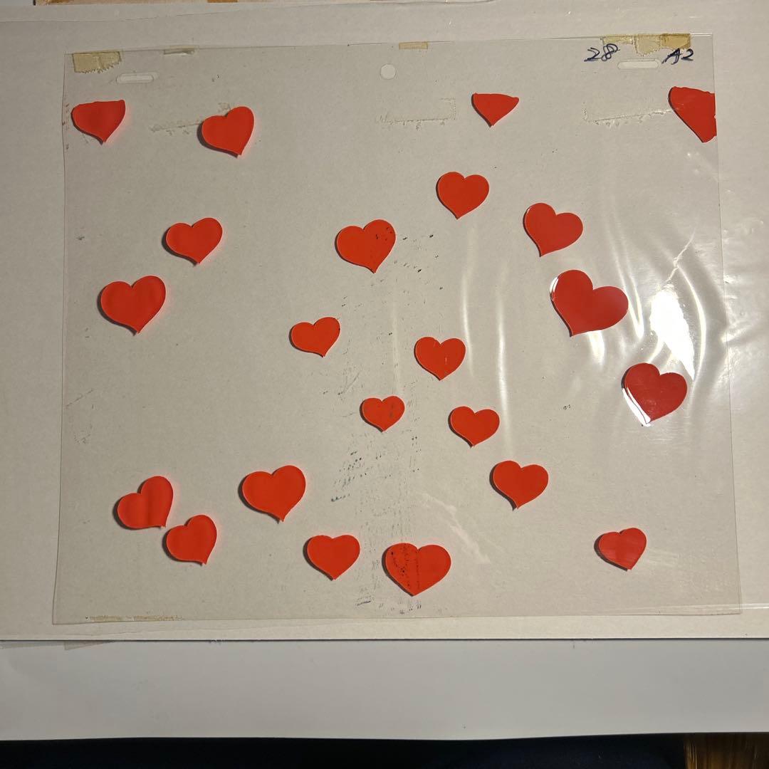 「大空魔竜ガイキング」セル画＋直筆背景　金田伊功　フジヤマミドリ