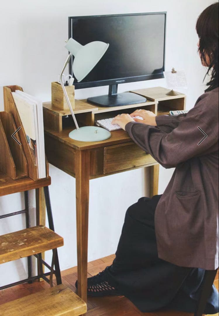 Salut! WEB限定パソコンデスク インダストリアル　アンティーク