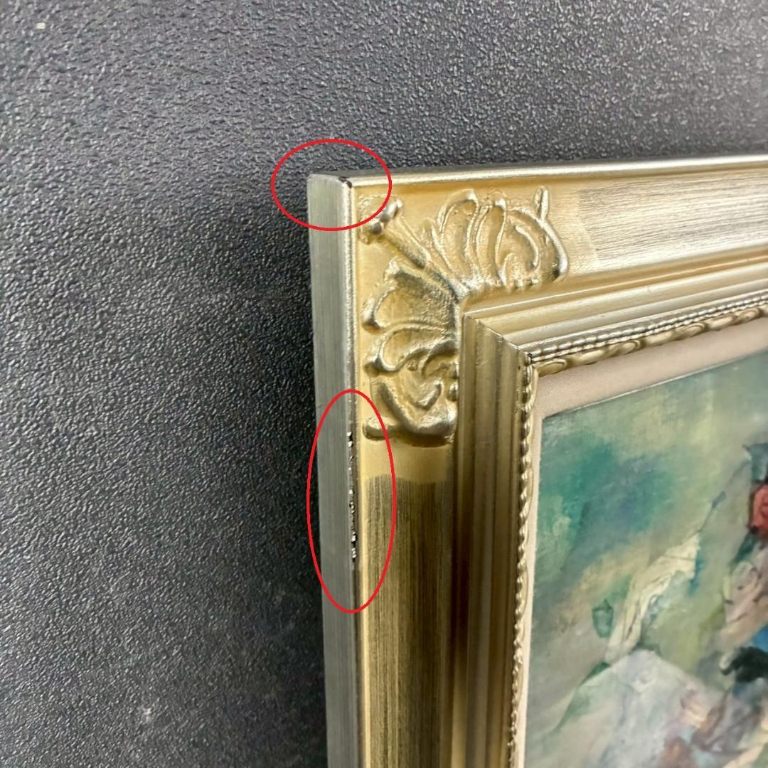 美品 山田幸見「筆と羽根と…」キャンバスに油彩 直筆サイン入 一枚の絵