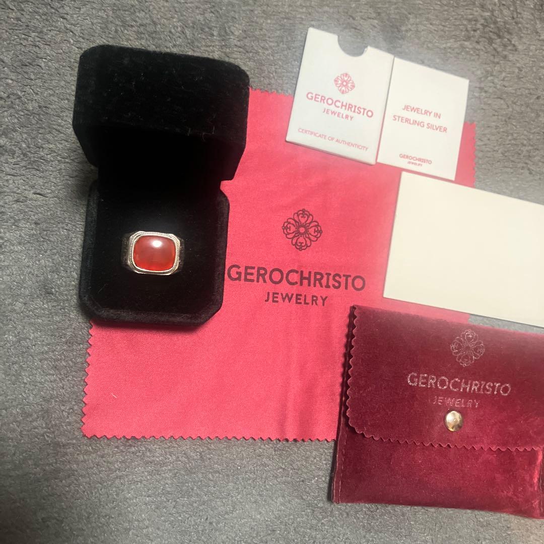 ジェロクリスト　Gerochristo リング　指輪　赤　レッド　0707