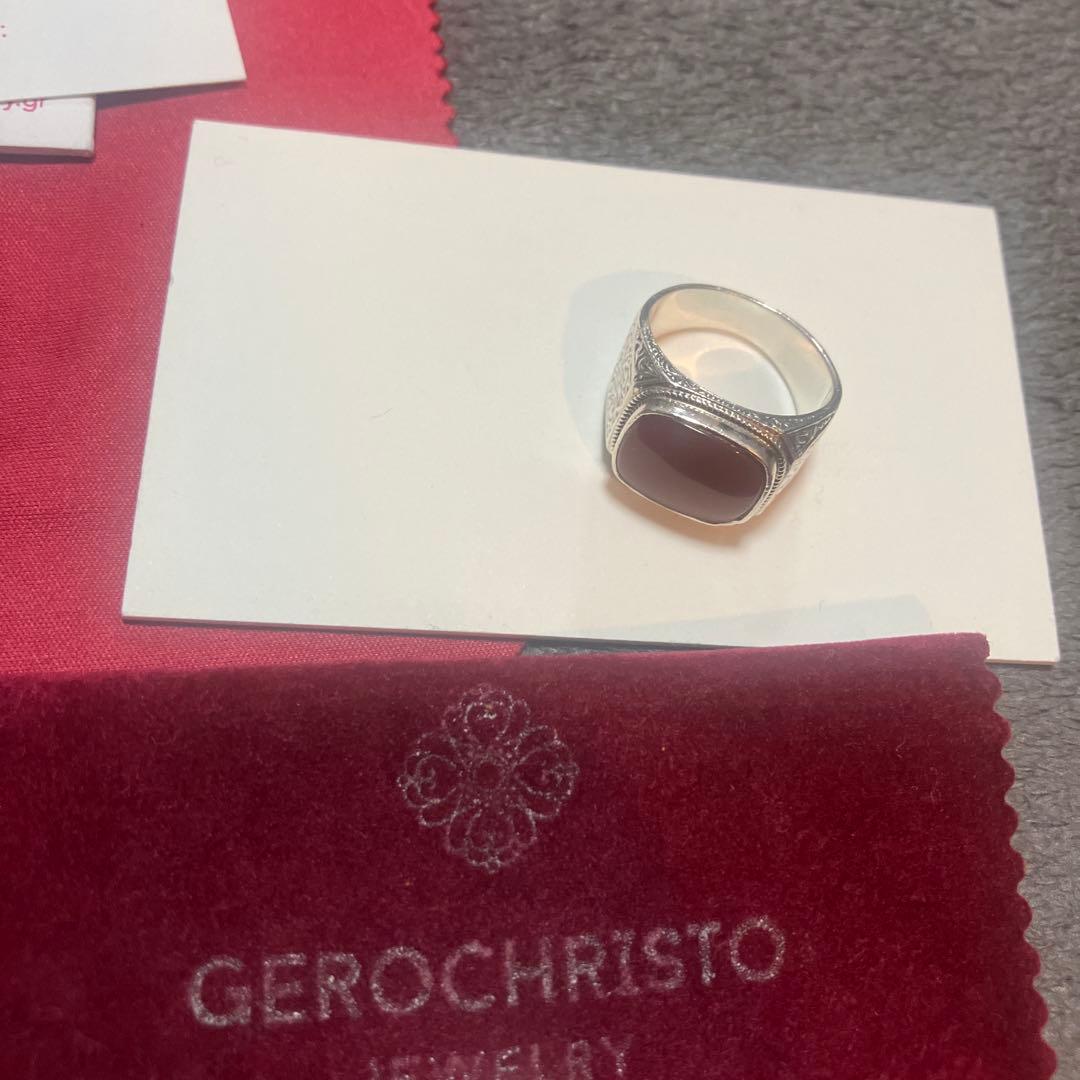 ジェロクリスト　Gerochristo リング　指輪　赤　レッド　0707