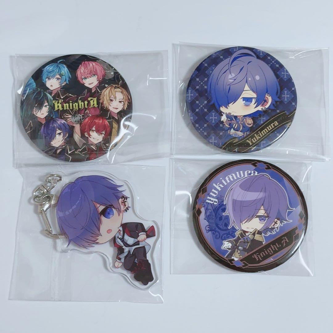 ゆきむら。缶バッジ、アクキー