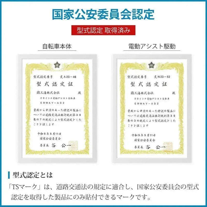 【過去最大割引！ 】電動アシスト自転車 ERWAY A02 グレー