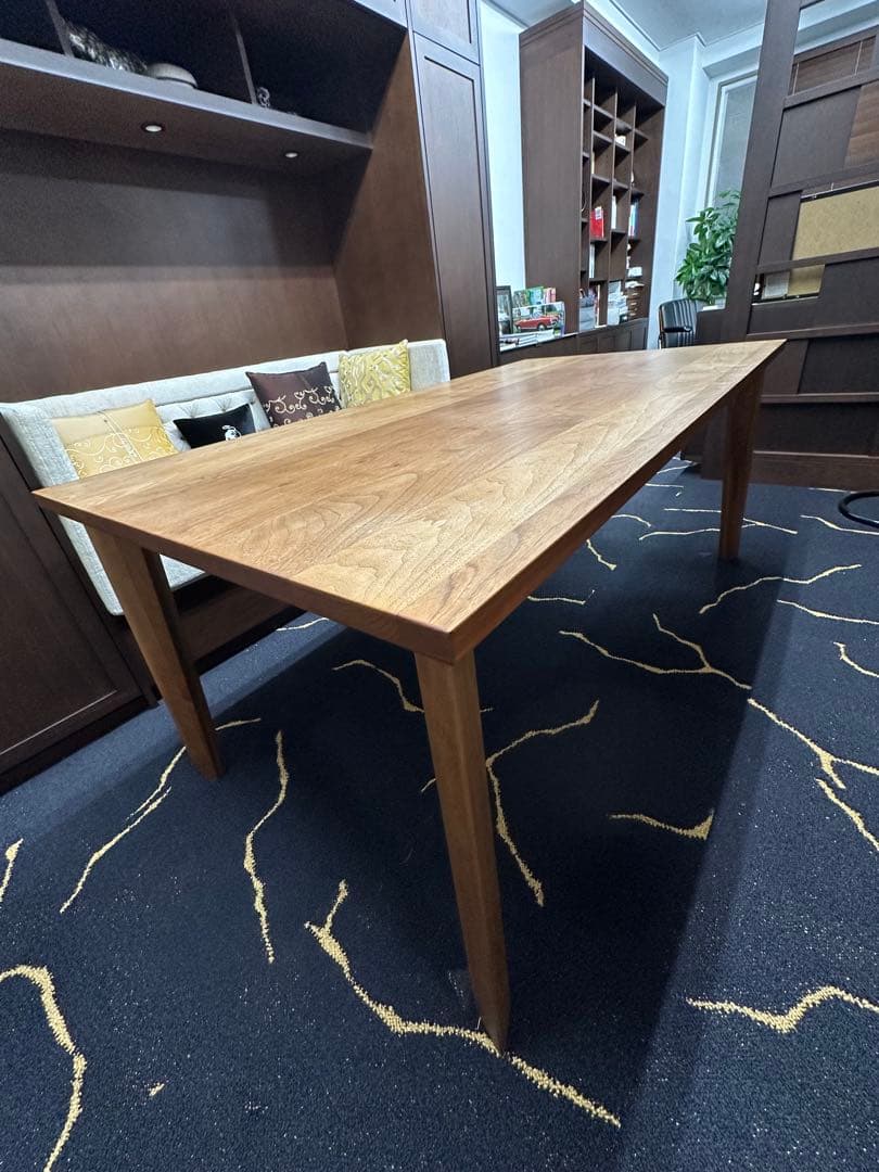 WEBBダイニングテーブル 木製ナチュラルウッドテーブル 大きめ