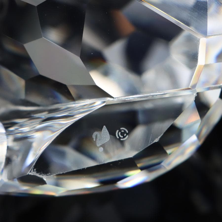 Y2435-10 スワロフスキー クリスタル グリズリー 熊 オブジェ - メルカリ