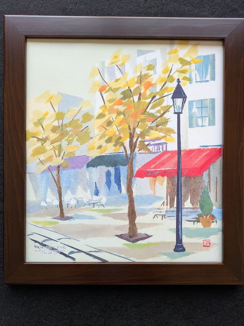 ★しゅんこう ちぎり絵製作キット四季風景画４枚＆額セット