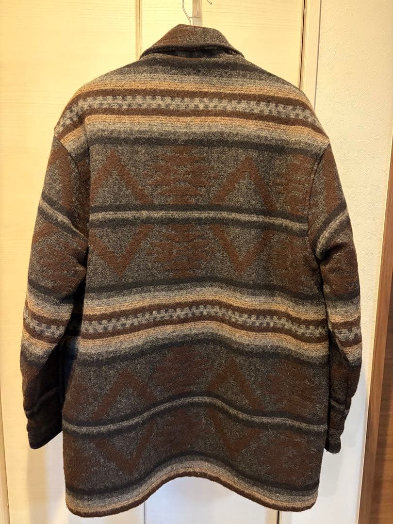 【USA製ウールリッチ】ビンテージ ネイティブジャケット ウール Lサイズ