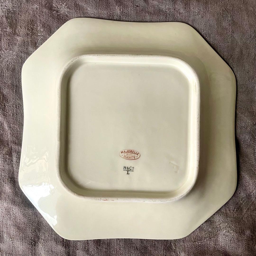 D*＊様 【希少レア美品】マジョレルナンシー×リュネヴィル隅切り角皿