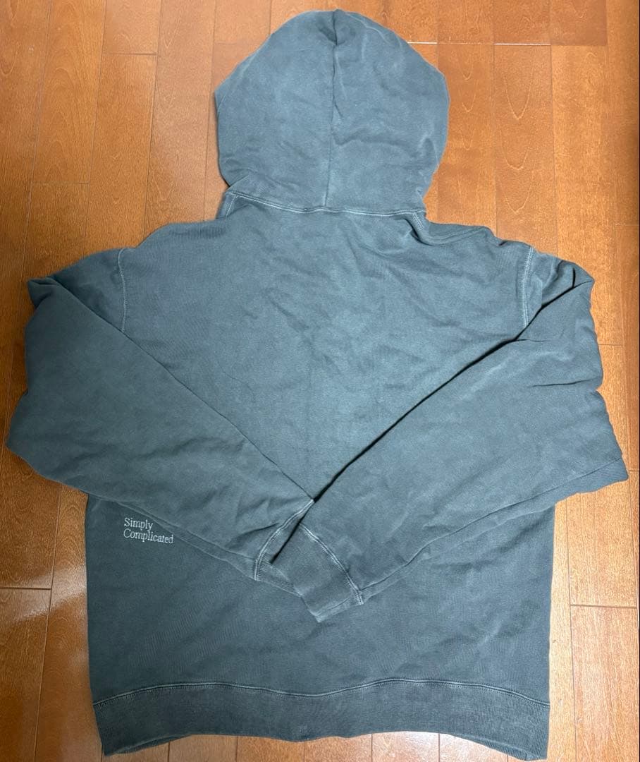 CORE LOOPWHEEL ZIP HOODIE BLACK サイズ2