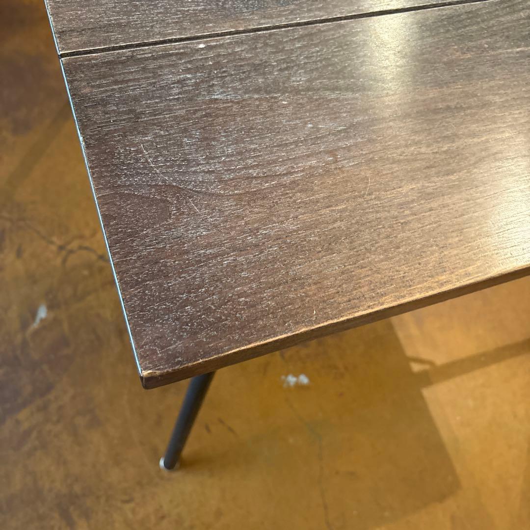 BIMAKES天然木とアイアンのダイニングテーブル　B