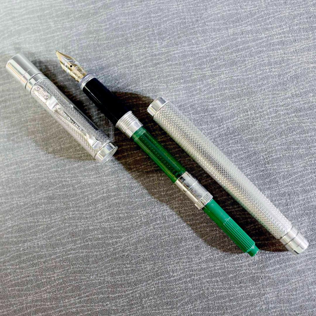 ヤードオレッド 万年筆 バイスロイ バーレイ スターリングシルバー 925