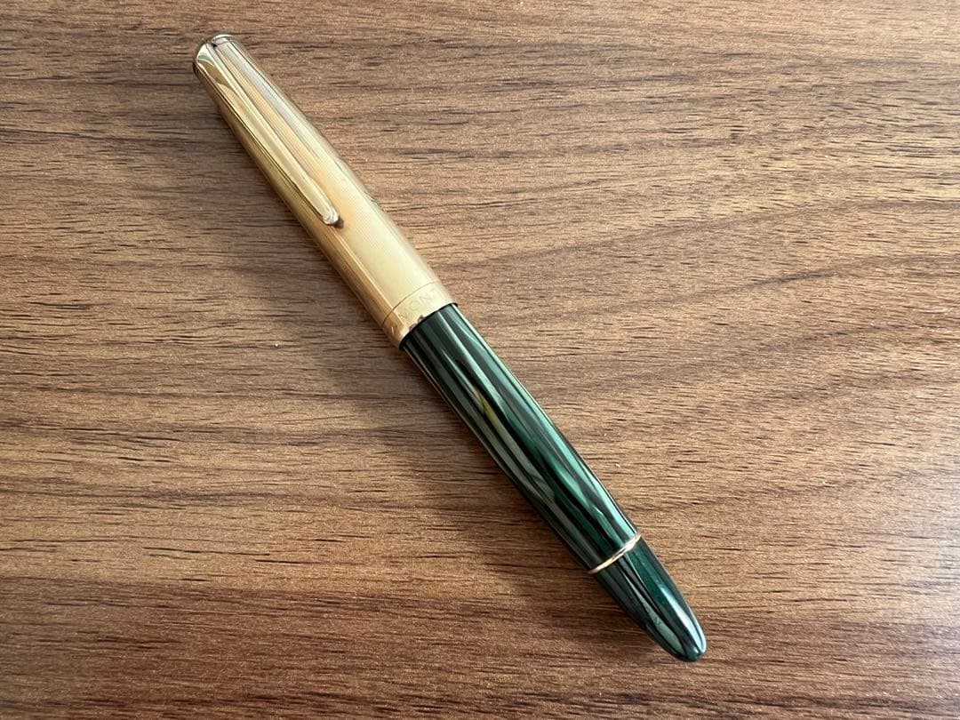 MONTBLANC モンブラン 万年筆 642 N グリーンストライプ 14金 MONTBLANC モンブラン 万年筆 642 N グリーンストライプ 14金