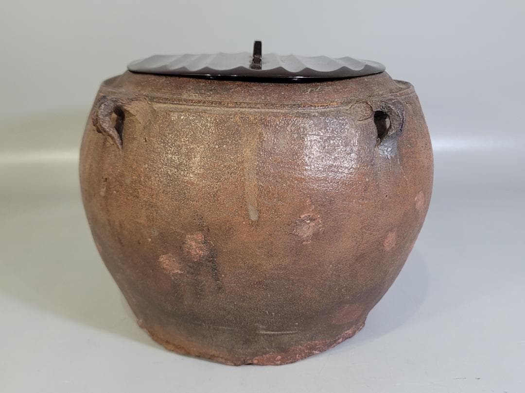 茶道具 南蛮 四耳壷 水指 古美術 DT443