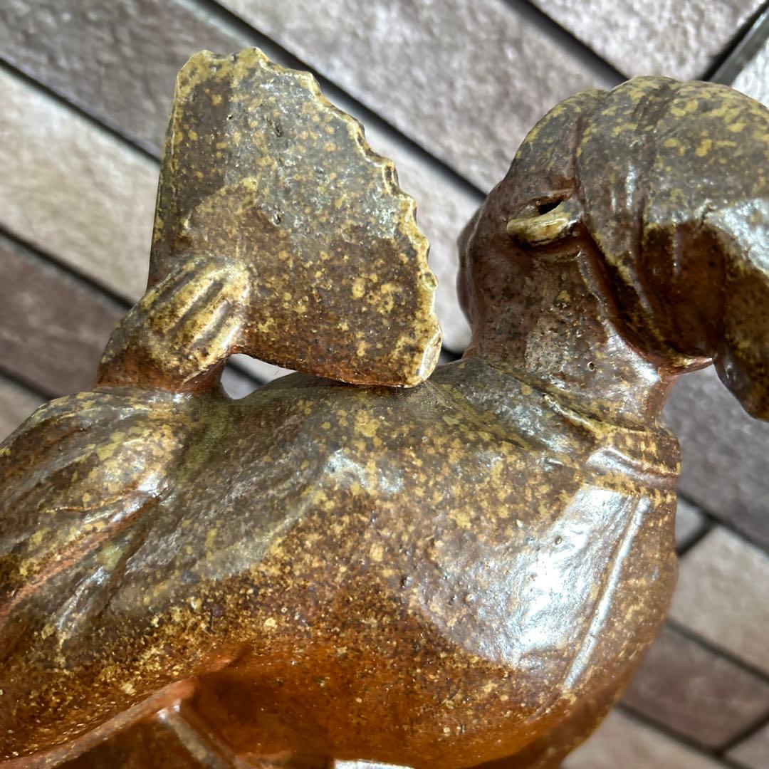 岡山県重要無形文化財 浦上善次 備前焼 申置物 サル 猿 工芸品 干支